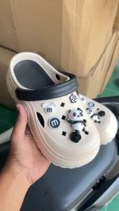 FGMM Sandal Wanita Kodok FUJI Permata Platform Classic Tinggi Clogs Anti-Slip Sendal Cewek Selop