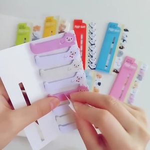 Sticky Notes Bookmark 160pcs Adorable Animal Tearable Footnote