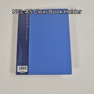 [SG Stock] NCL A5 Clear Book | Clear Holder | Song Sheet Holder | Report Card Holder