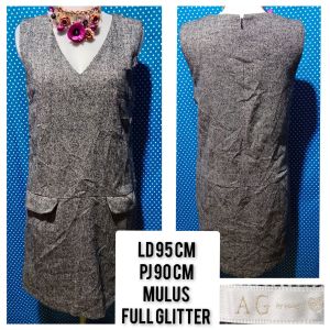 DRESS GLITTER GREY(AG) 416