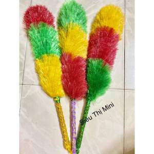 Combo 3 Chổi Cước Nilông Quét Bụi Đồng - Dài 35cm (s) / 58cm (M)