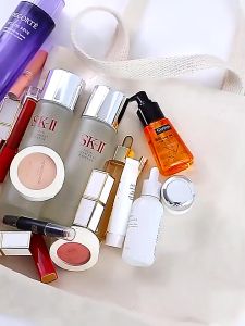 Tas Kosmetik Travel Bag 4 In 1 Anti Air Pouch Makeup Skincare Waterproof Portable Multifungsi