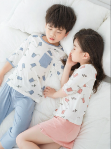 batubatu | Childrens Modal Light Long Mid Sleeve Sleepwear