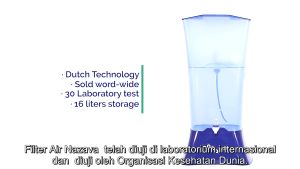 Nazava Murni 3 Filter - Filter Air Minum - Penyaringan Ekstra Cepat