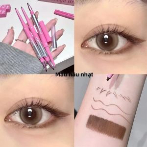 Gel Kẻ Mày Và Kẻ Mắt 2 Trong 1 Punk Red Với Cọ Vát - Chống Thấm Nước Không Lem Mịn Mượt Như Kem Trang Điểm Cho Lông Mày Và Vùng Dưới Mắt