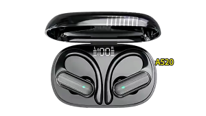 A520 Wireless Bluetooth TWS Earphones Headphones EarHooks Game Headset Waterproof Sports Touch Control Earbuds