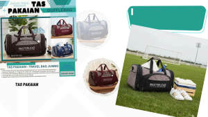 Tas Travel Elle Jumbo Tas Pakaian Tas Baju Tas Wanita Tas Peralatan Bayi Tas Selempang Tas Travelling Tas Mudik Tas Jinjing