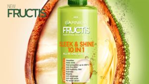Garnier Fructis Sleek & Shine Leave-In Conditioning Cream 300ml