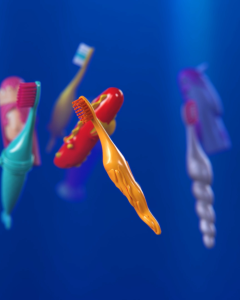 Elgydium KIDS SHARK / UNICORN Toothbrush (2-6 Years) (Buy 1 Free 1 travel size 7ml Kids toothpaste)
