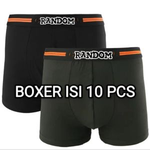 Paket Super Celana Dalam Boxer Pria Dewasa Laki 10 PcsCd cowoksempak