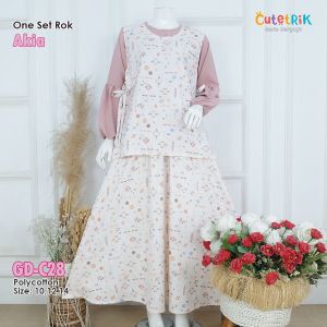 ONESET INNER + OUTER + ROK 3 IN KOREAN LOOK SETELAN ROK AKIA BY CUTETRIK ANAK DAN REMAJA WARNA PINK SIMPEL CASUAL CANTIK SET SKIRT ROMPI VEST UMUR 10 11 12 13 14 15 TAHUN