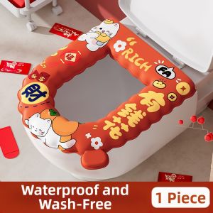 SHUANGNIU | Festive Wedding 2024 All-Season Waterproof Toilet Seat Cover
