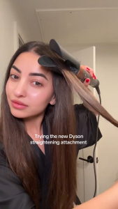 Đầu phun duỗi tóc dành cho máy tạo kiểu tóc Dyson Airwrap Styler HS01 HS05 HS08 đầu phun làm mượt tóc phụ kiện nâng cấp