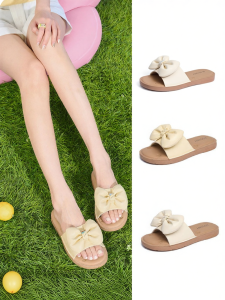 Josiny | Bow Knot Cloud Slippers