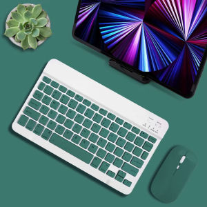Tablet Wireless 10inch Keyboard For iOS Android Windows For iPad Huawei Samsung Teclado Bluetooth-compatible Keyboard and Mouse