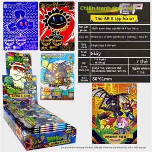 QAT | Bộ Sưu Tập Thẻ Trò Chơi Đấu Thẻ Cho Plants vs Zombies Với Tính Năng AR Thẻ Hiếm Đặc Biệt