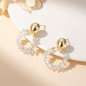 Elegant Pure Silver Earrings Womens Fashion Unique Style 2025 New Popular High-End Lightweight Luxury Jewelry French Dangle