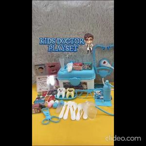 **Malaysia Seller**  Doctor Toy Set Kids Medical Dentist Role Play Simulation Mainan budak Doctor Toy Doctor Pretend Play Set