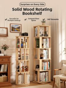 advocate | Rotating Bookshelf Wall-Mounted Free-Standing Corner Movable