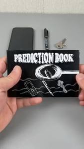 Prediction Book Magic Trick Gimmick Props Stage Close Up Fire Comedy Accessories Beginner Kids Starter Illusion Supplies Novelty
