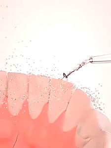 KIMP Oral Irrigator Cordless Dental Water Flosser Portable 4 Jet Tips Waterproof Rechargeable Teeth Cleaner