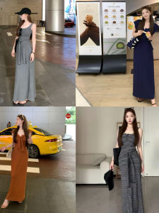 Summer Elegant Two-Piece Set Korean Style Slim Fit Dress with Shawl Mid-Summer New Arrival Breathable Comfortable Commute Style