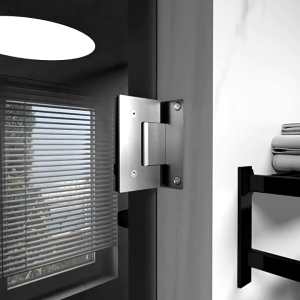 Stainless Steel Wall To Glass Hinges 90°/180° Shower Room Glass Door Hinge Heavy Duty