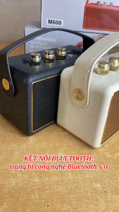 ( LỖI 1 ĐỔI 1 ) Loa Bluetooth M600 Đa Năng Kiểu Dáng Tay Xách Pin Khỏe Nghe Liên Tục Bass Treo Cực Đầm