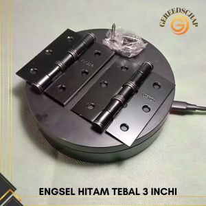 Sepasang Engsel Pintu Tebal Hitam 3 Inci: Panduan Lengkap