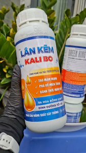 (Chai 1L) Phân bón lá PK- Vi Lượng Green King Kali - Hiệu LÂN KẼM KALI BO: công nghệ cải tiến. Tạo mầm mạnh phá vỡ miên trạng đánh thức mầm hoa ra hoa đồng loạt dinh dưỡng tối ưu nâng cao năng suất cây trồng