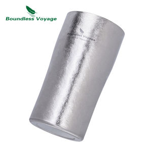 Boundless Voyage Double-Walled Titanium Beer Cup 300ml Ultralight Coffee Tea Juicy Mug for Home Outdoor Camping Picnic Ti3246D