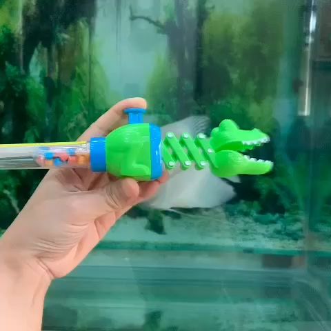 Kẹo đồ chơi cá sấu kẹp vui nhộn kèm kẹo hoa quả cho trẻ em nhiều màu ...