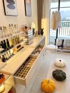 KUCA Meja Rias Putih/Meja Rias Minimalis/meja rias kecil/meja rias lampu/Meja Rias Modern /Meja Kosmetik/Dressing Table [ Garansi lima tahun ]