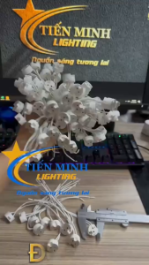 COMBO 10 ĐUÔI SỨ BÓNG GHIM ĐUÔI ĐÈN MẮT ẾCH BÓNG CHÉN DÂY DÀI 5CM