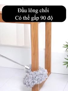 Chổi Lông Quét Trần Nhà Quét Mạng Nhện Thông Minh Cán Dài Gấp Gọn - Cây Lau Phất Trần Phủi Bụi Đa Năng Rút Xoay 360 Độ