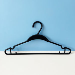 Plastic Hanger Clothing Factory Dry Cleaning Shop For Home Multi-Functional Wardrobe Non Slip Black Thickened Not Easy to Break Factory Direct Sales