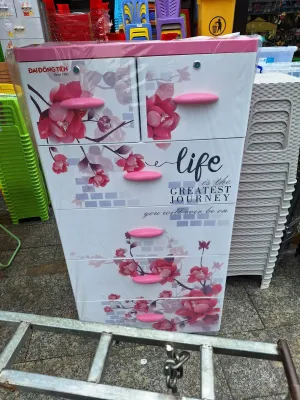 Tủ đựng quần áo 5 tầng royal life nhựa Đại Đồng Tiến