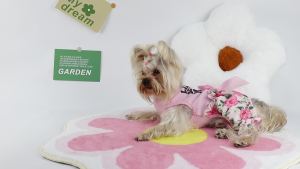 Dog Onesie Puppy Clothes Outfit Dog Pajamas for Small Medium Dogs Girl BoyPjs for Chihuahua Yorkie Shih Tzu Teacup Cat Apparel Jumpsuit Female (X-Small Pink)