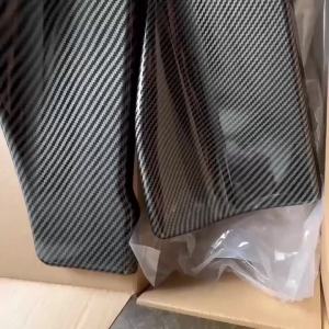 2Pcs 48cm Car Side Skirt Back Bumper Spoiler Splitter Protector Scratch Protector Universal For BMW E90 For VW Golf 5 6 Accesso