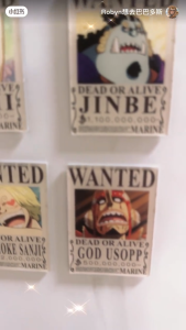 One Piece Luffy Anime Wanted Fridge Magnet Decor Nami Chopper Usop