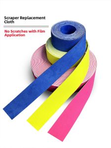 Pink Color Film Scratch Repair Tool Woolen Fiber Scratch Proof High Performance Scratch Removal Sticker Car Care Tool