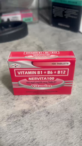 Nervita 100 Vitamin B1 + B6 + B12 Vitamin B1 + B6 + B12 FDA Approved BNDCORP