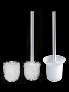 Universal round Head Toilet Brush Replacement Home Bathroom Cleaning Tool No Dead Angles Plastic Durable Toilet Sweeper