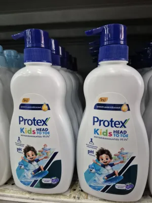 Protex Kids Head to toe กลิ่น Blueberry splash โพรเทคส์ คิดส์ เฮดทูโท กลิ่นบลูเบอร์รี่สเปลช ขนาด 400 มิล