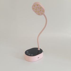 โคมไฟเล็บมืออาชีพ LED UV เครื่องเป่าเล็บการตรวจจับอัตโนมัติ Touch Control แห้งเร็วเล็บ 360 Bendable ตารางโคมไฟสําหรับ Salon