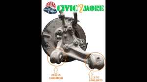 Cao su càng mayo sau Japan cho Honda Civic Gen 8 (2006 - 2011) Honda Civic 2006 – 2011