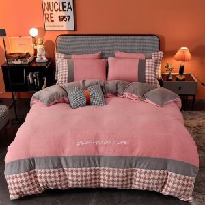 Bộ ga gối vỏ chăn nỉ nhung Enjoy hàng nhập 4 món