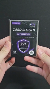 【Morgan Games】[Ready Stock] UV Protection Card Sleeve 50pcs | 64.5×89mm | Fits Pokemon One Piece