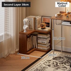 ZHUSHANXIA | Corner Bookcase Display Storage Cabinet