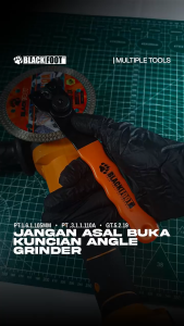 Kunci Mesin Gerinda Universal 4 - 9" Inch BLACKFOOT Jack Hammer Bobok Pelumas GT.5.2.19